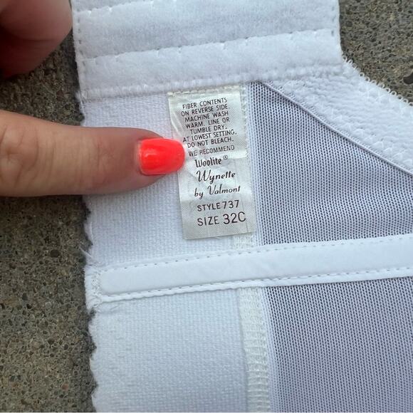 Vintage 60s 70s Wynette by Valmont White Ivory Bustier 32C Style 737 - Picture 5 of 6